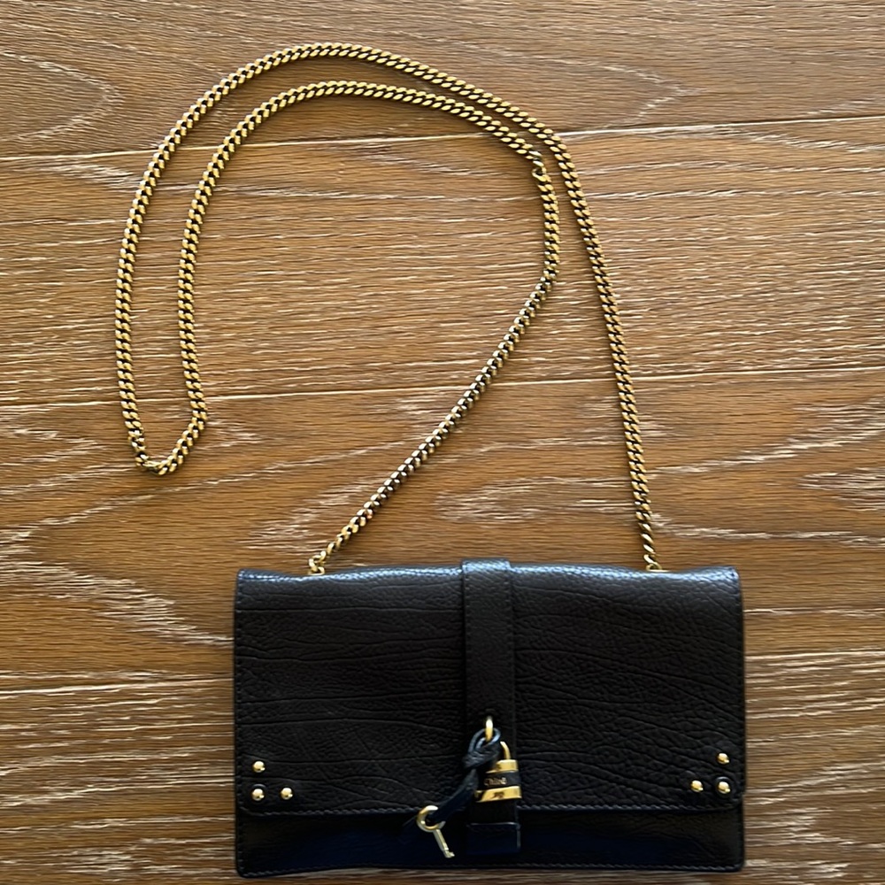 Chloe black shoulder or crossbody bag